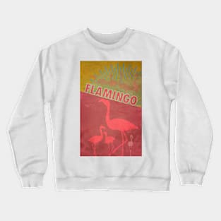 Flamingo Graphic Crewneck Sweatshirt